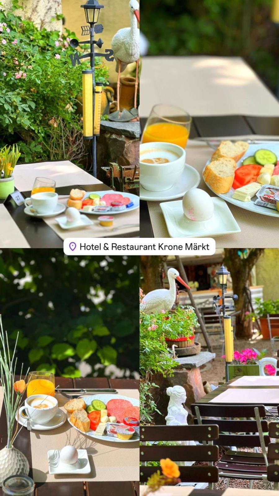 Hotel & Restaurant Krone Maerkt Weil am Rhein Exterior foto